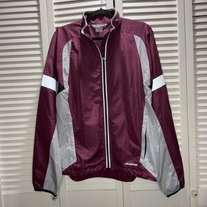 Sugoi Lightweight Wind Breaker/Jacket, Purple/Gray - XL